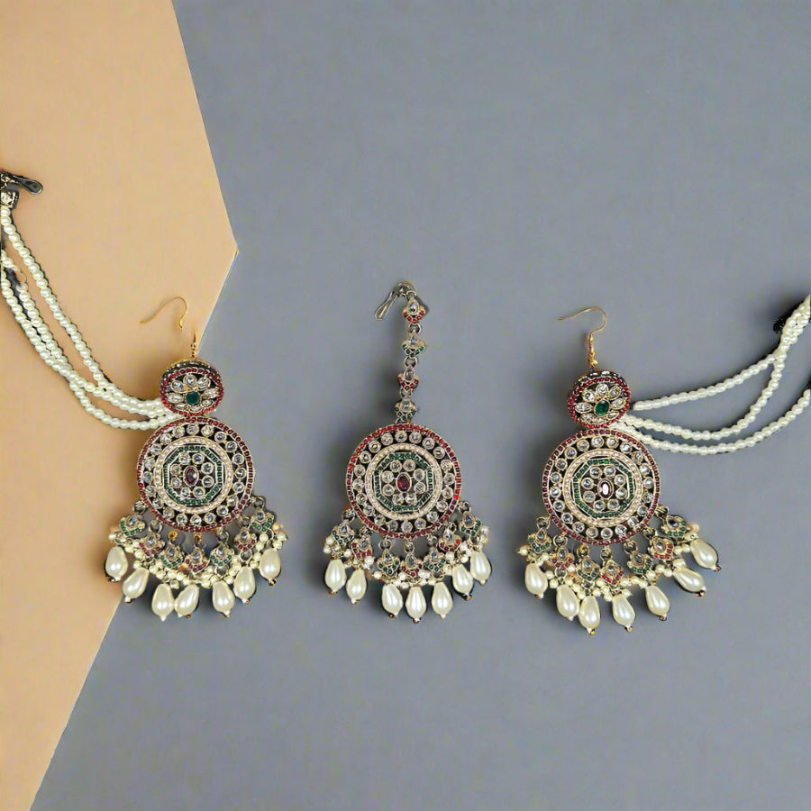 Noor-e-Mughal Bahubali Earrings