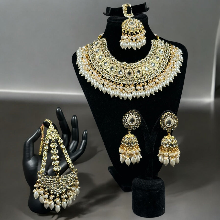 Vintage Style Kundan Bridal Set