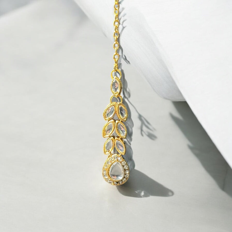 Jahanara Mesh Kundan Necklace Set