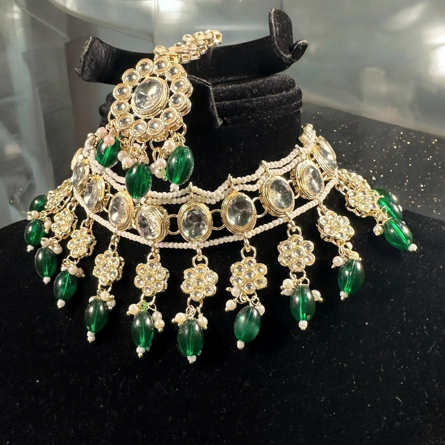 Pure Indian Sabina's Guluband with Tika
