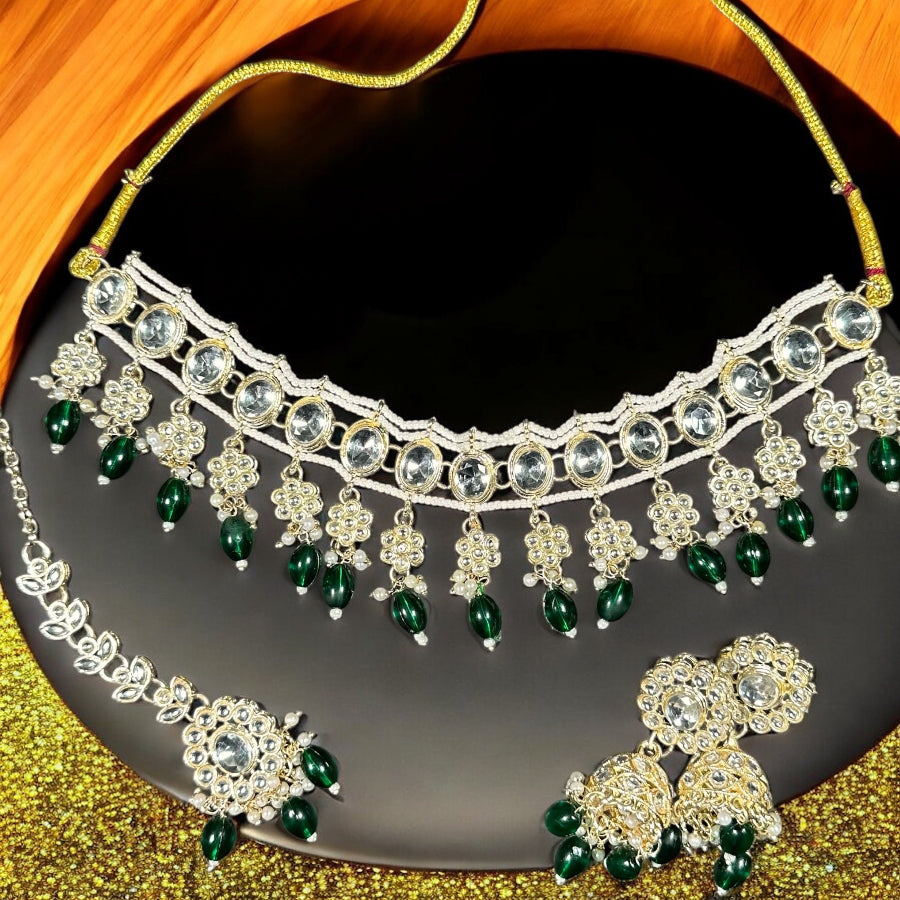 Pure Indian Sabina's Guluband with Tika