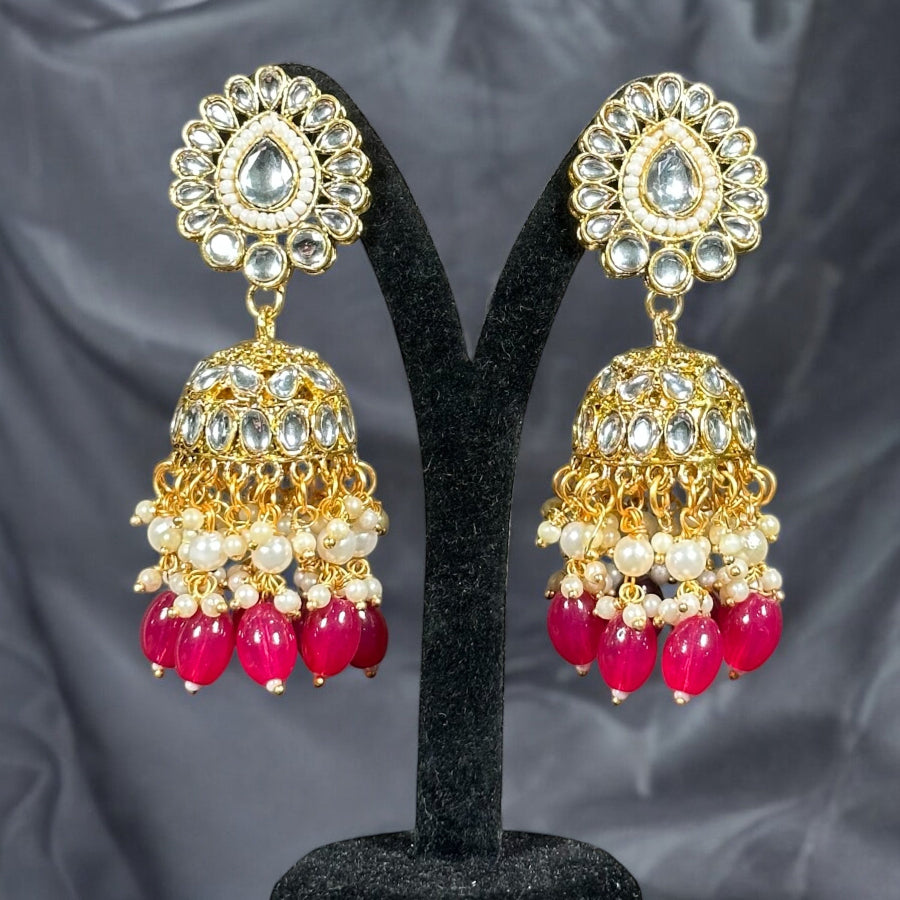 Vintage Style Kundan Bridal Set