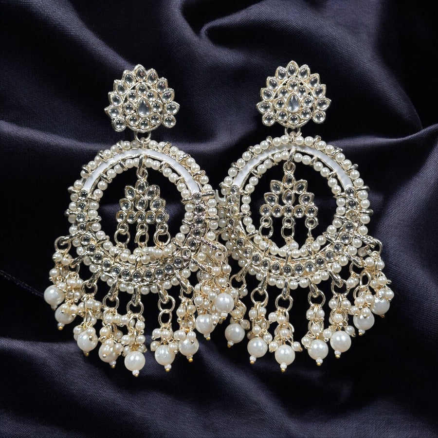 Hoop Dangle kunda earrings