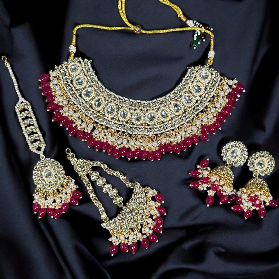 Vintage Style Kundan Bridal Set