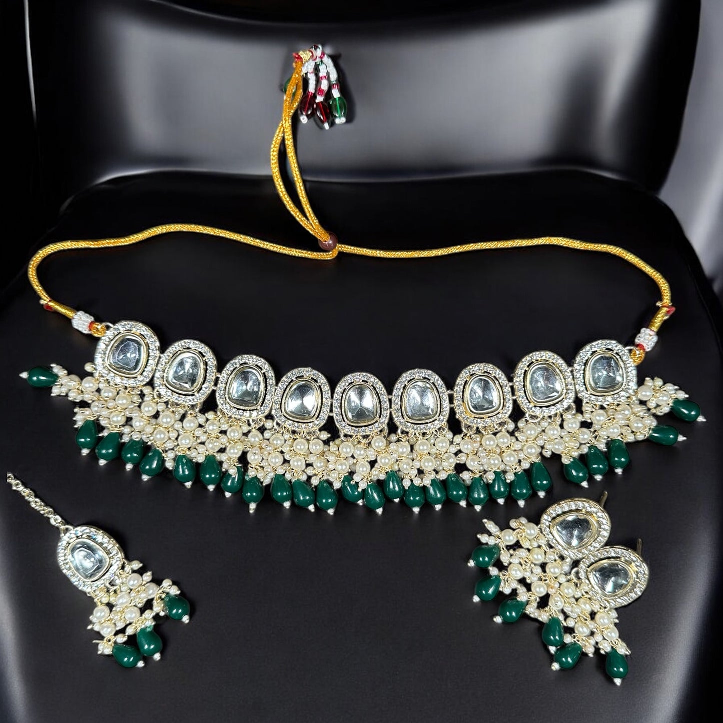 Kundan Polki Necklace Set