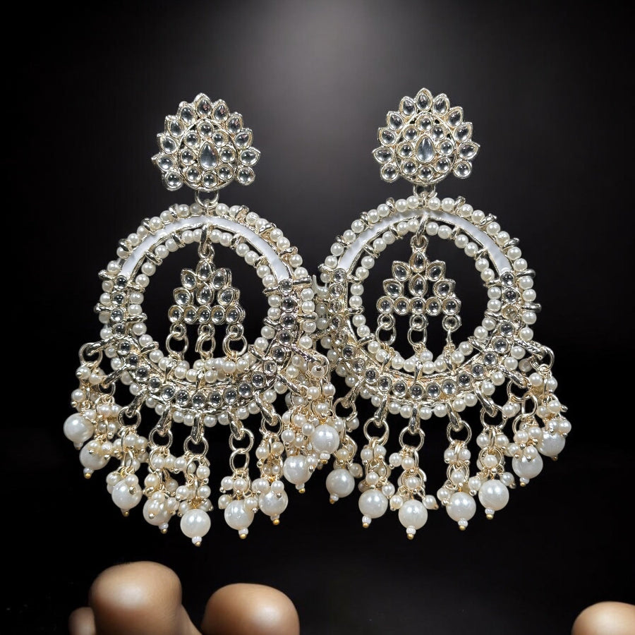 Hoop Dangle kunda earrings