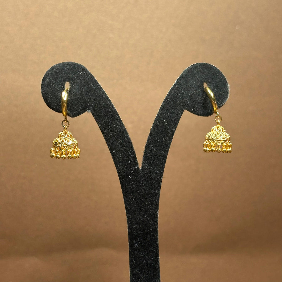 Classic Indian Hoop Earrings – Gold Plated