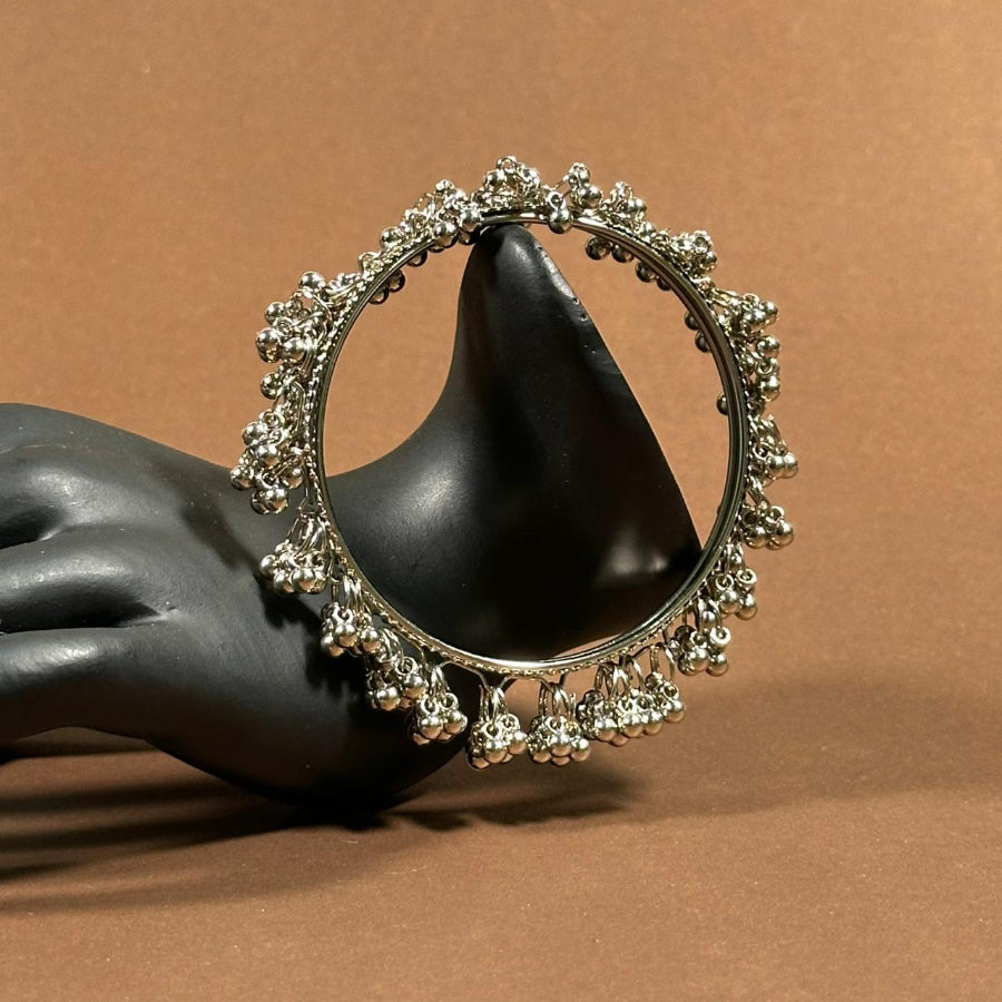Classic Silver Ball Bangles