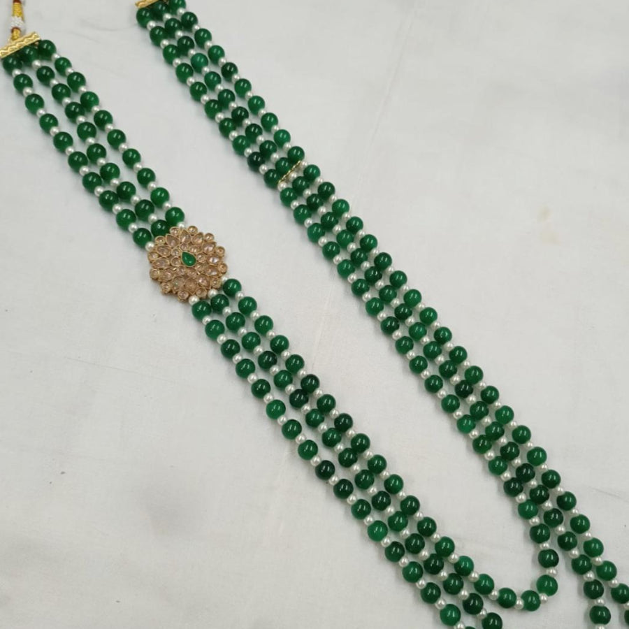 Dulha Mala Nawab Style Green Color