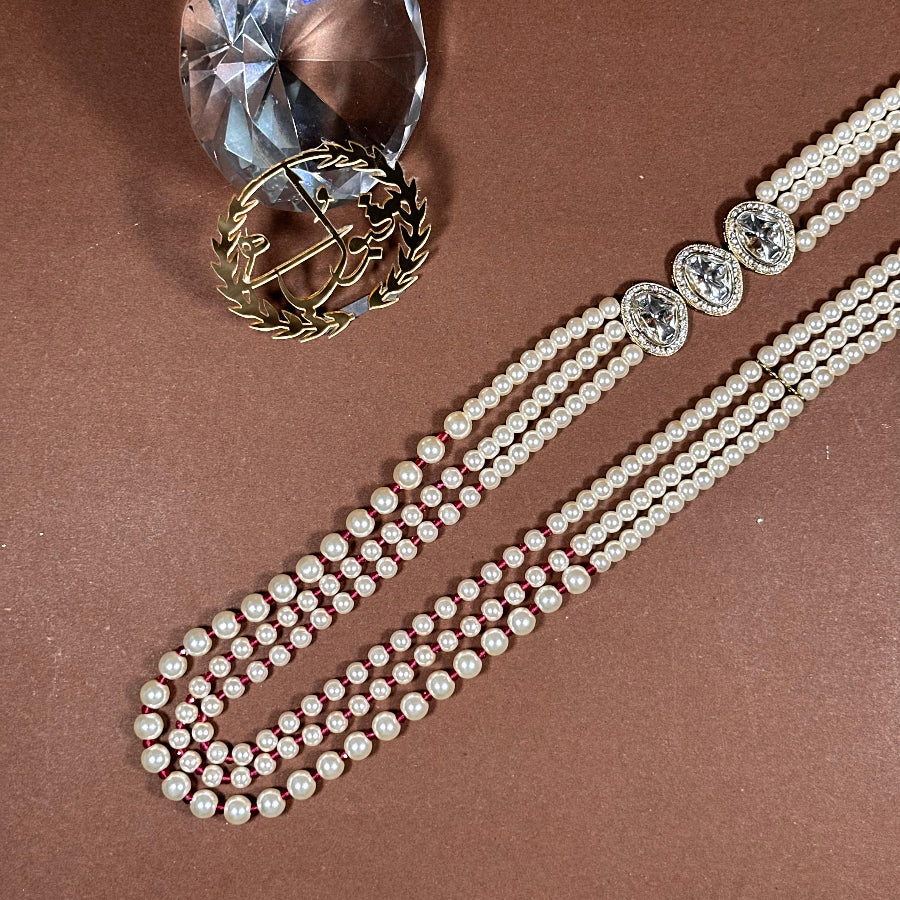 Dulha Shahi Pearl Layered Mala