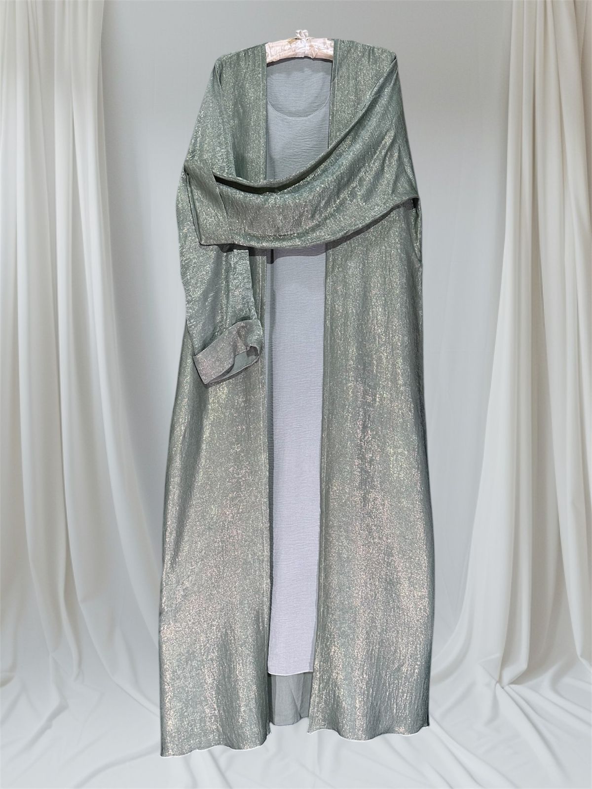 Hoor Noor Abaya Mint Green