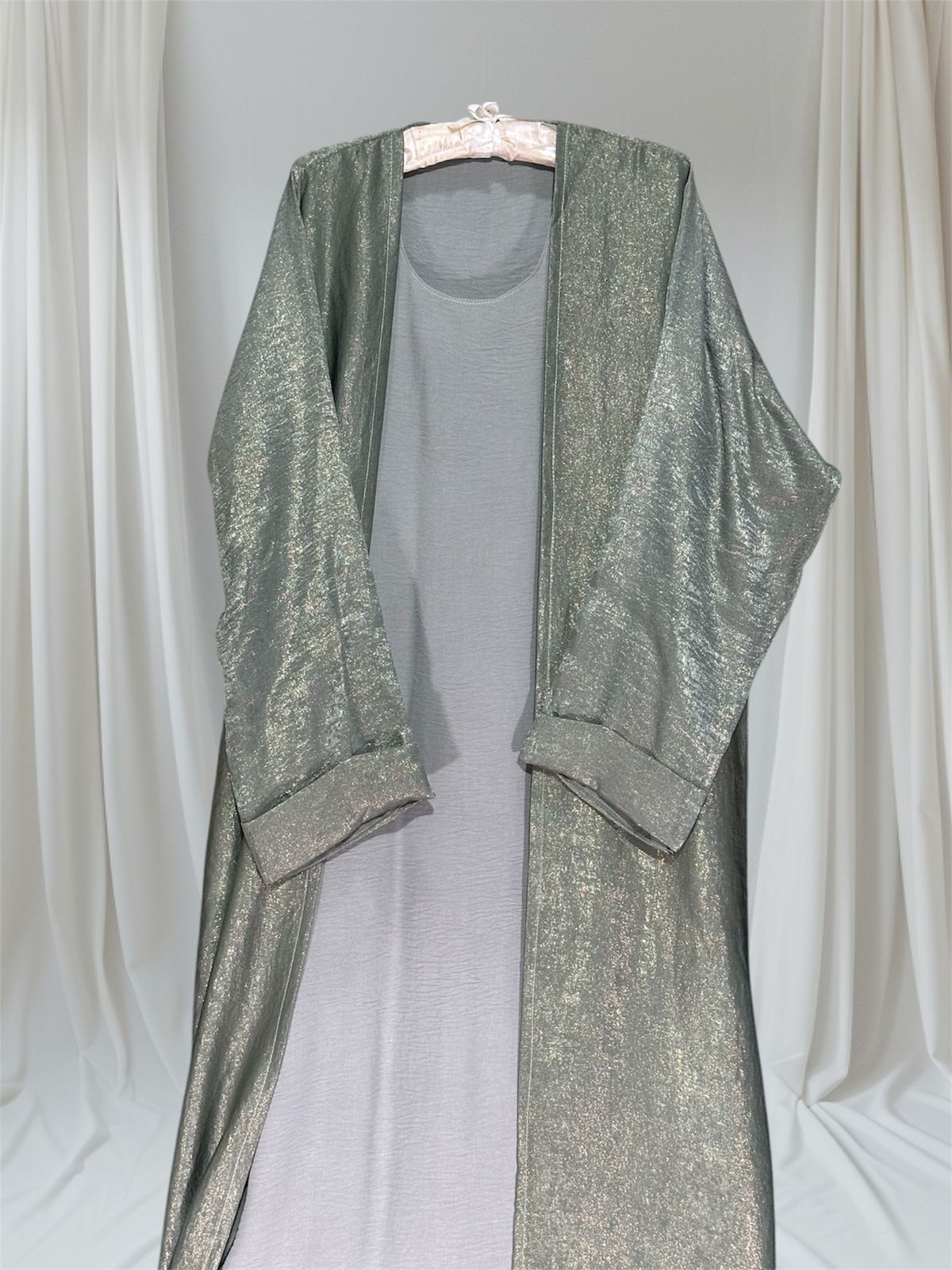 Hoor Noor Abaya Mint Green