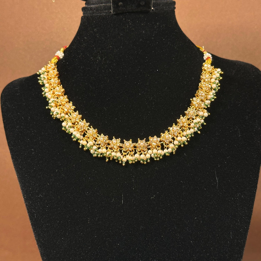 Husan-e-Lahza Necklace & Jhumka Set