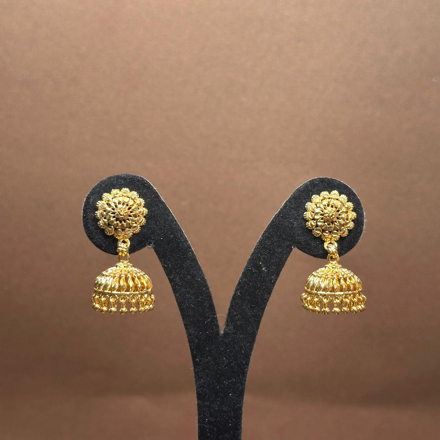 Luxury Gold Plated Earrings – Festive Look