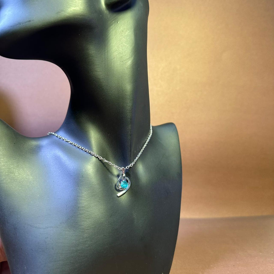 Silver Sea Breeze Locket Set