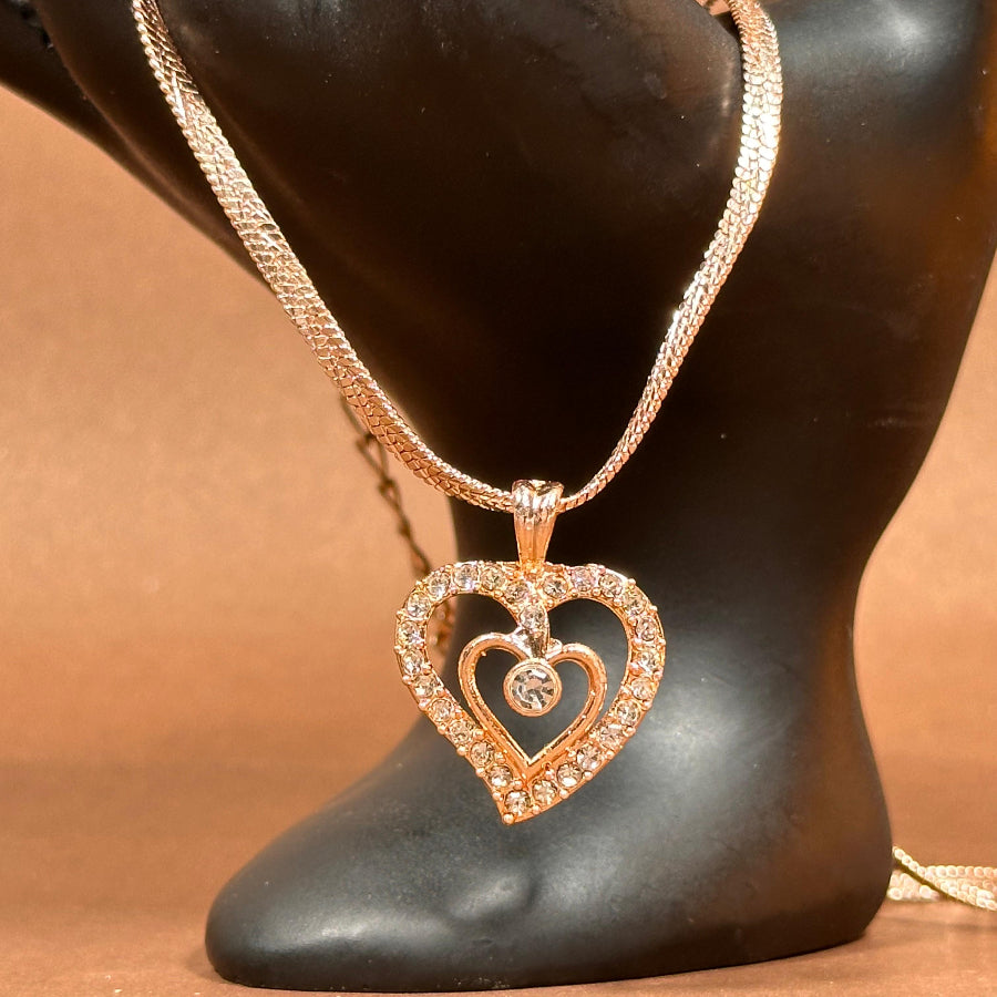 Timeless Love Script Pendant L7