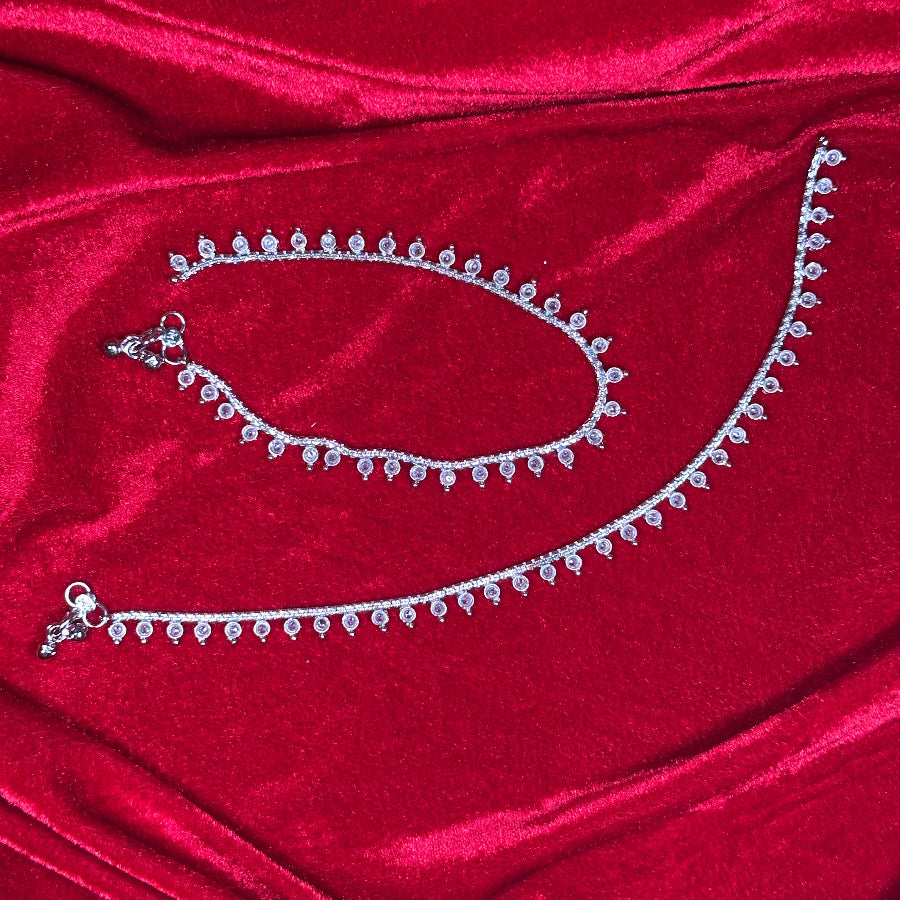 Traditional Silver and Bronze Payal