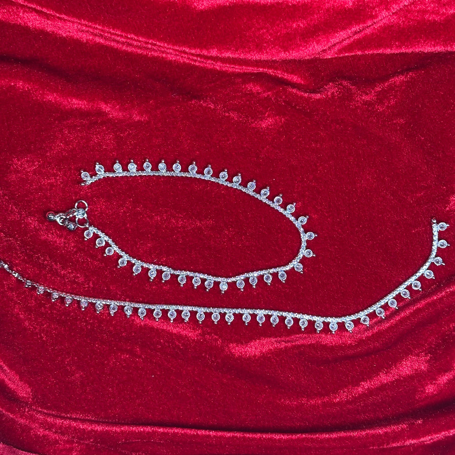 Traditional Silver and Bronze Payal