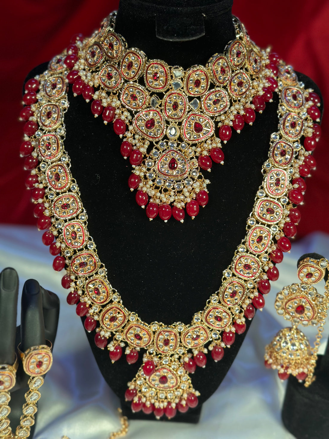 Captivating Kundan Bridal Jewelry Sets at Splendid Adornments