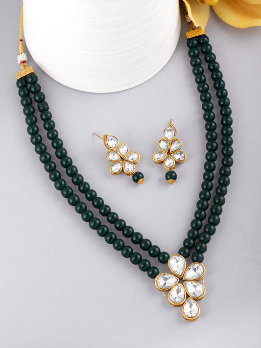 KUNDAN PEARL NECKLACE SET