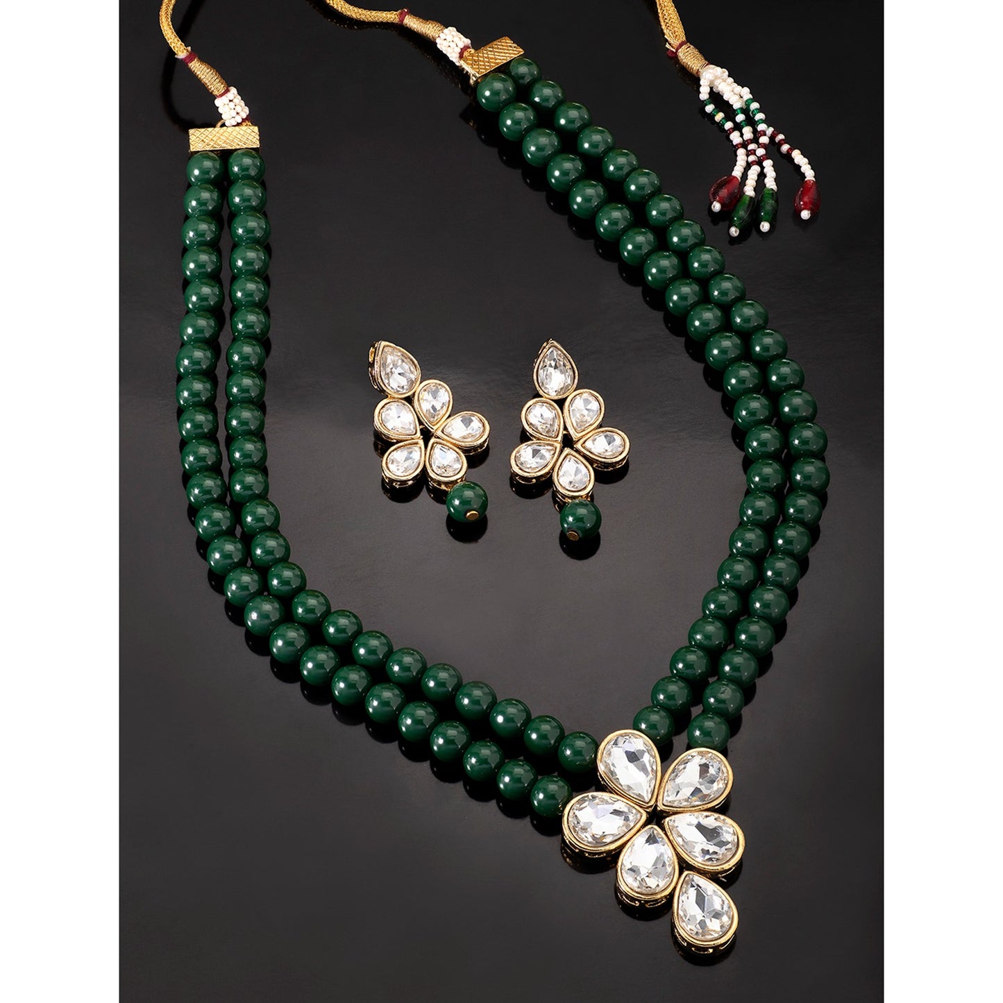 KUNDAN PEARL NECKLACE SET