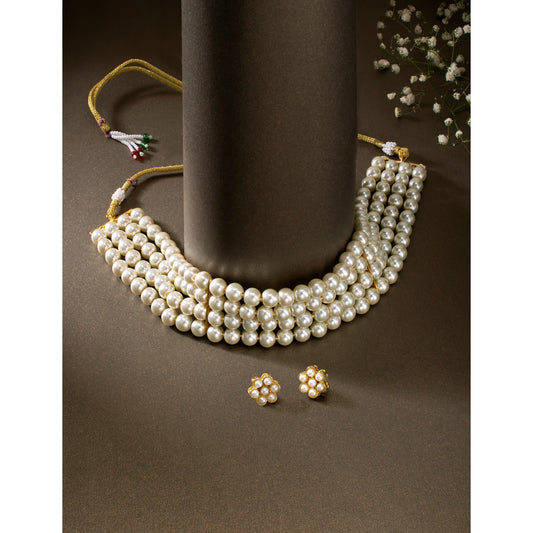 KUNDAN PEARL NECKLACE SET