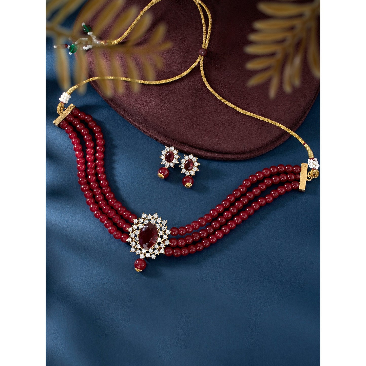 KUNDAN PEARL NECKLACE SET