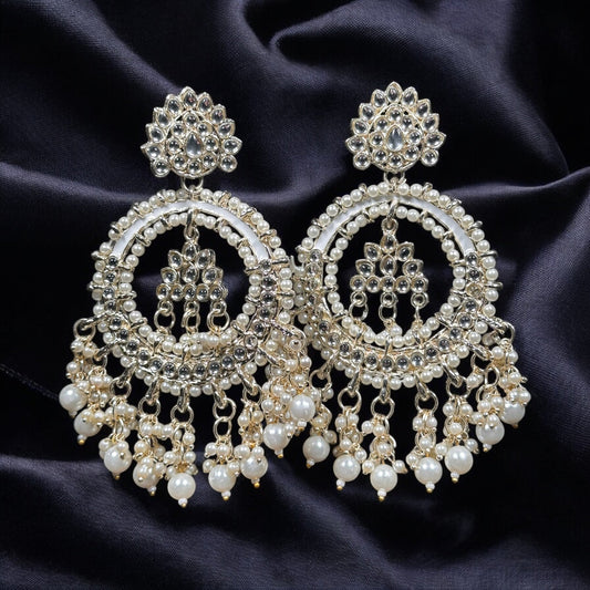 Hoop Dangle kunda earrings
