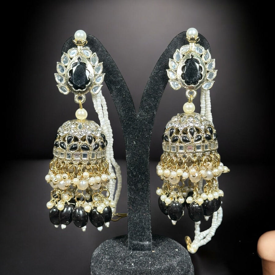 Black Chandelier Eariings