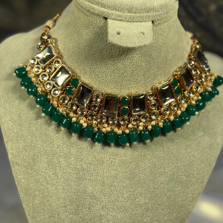 Kunda Necklace Set Green