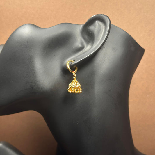 Classic Indian Hoop Earrings – Gold Plated
