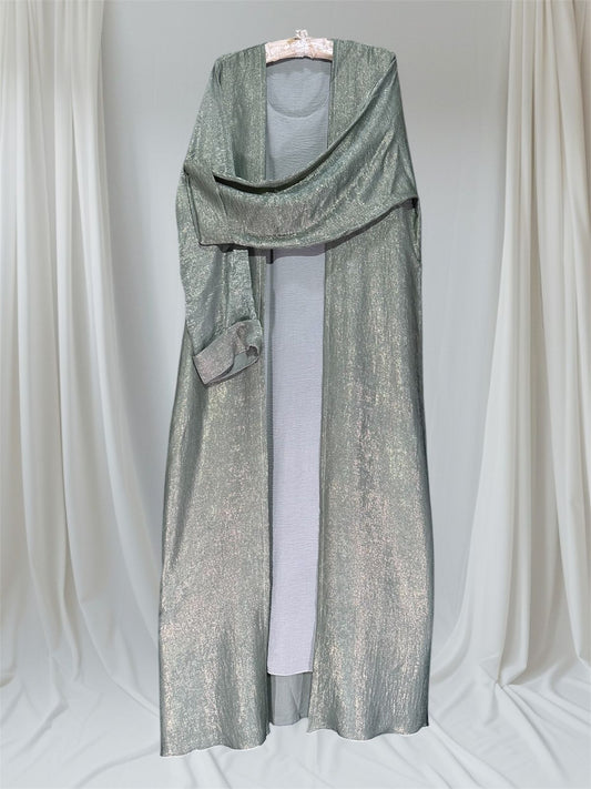 Hoor Noor Abaya Mint Green
