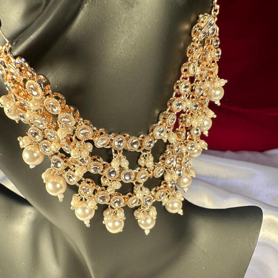 Bridal Kundan Saharay 3 Layers