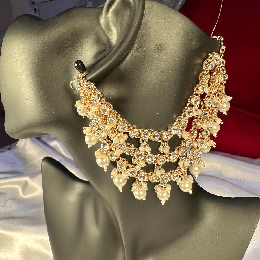 Bridal Kundan Saharay 3 Layers