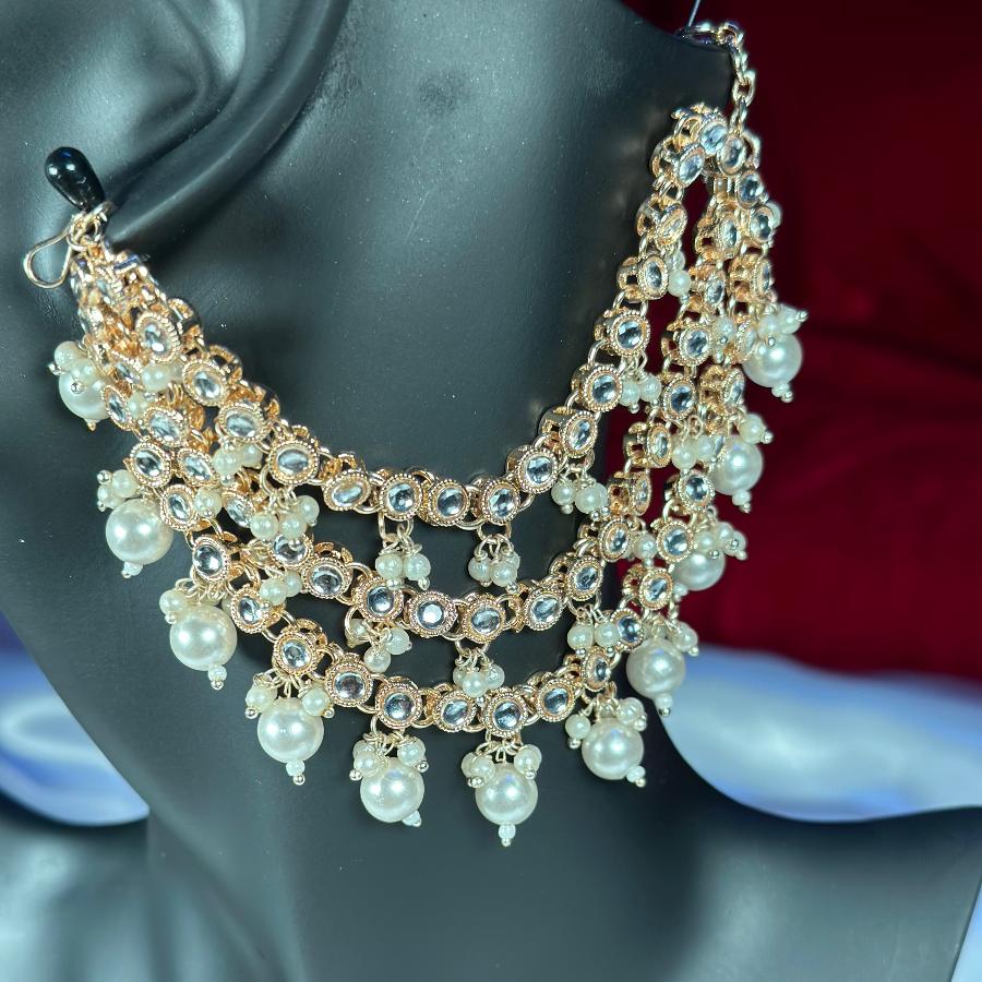 Bridal Kundan Saharay 3 Layers