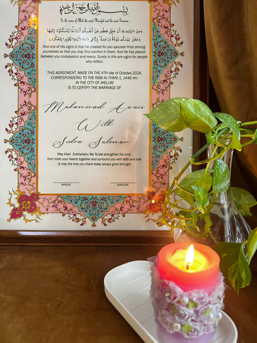 Nikkah Certificate