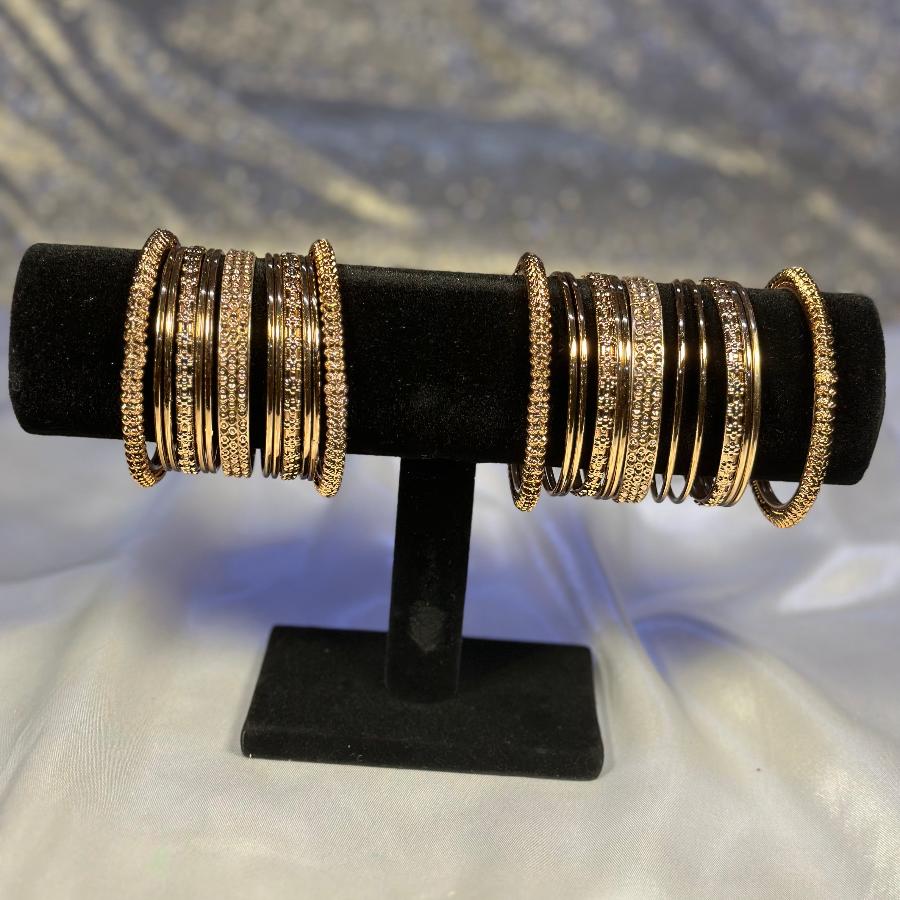 Metal Bangles Silver Bronze