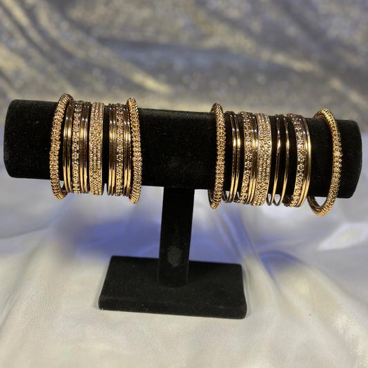 Metal Bangles Silver Bronze