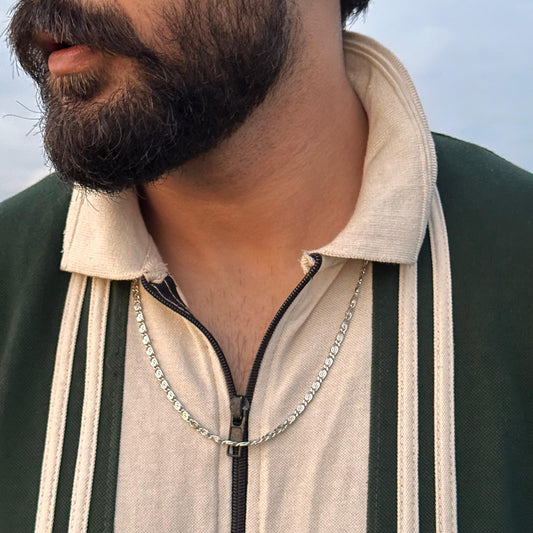 Men's Silver Chain Necklace 