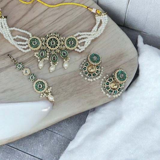 Pearl Set Mughal Majesty Necklace 