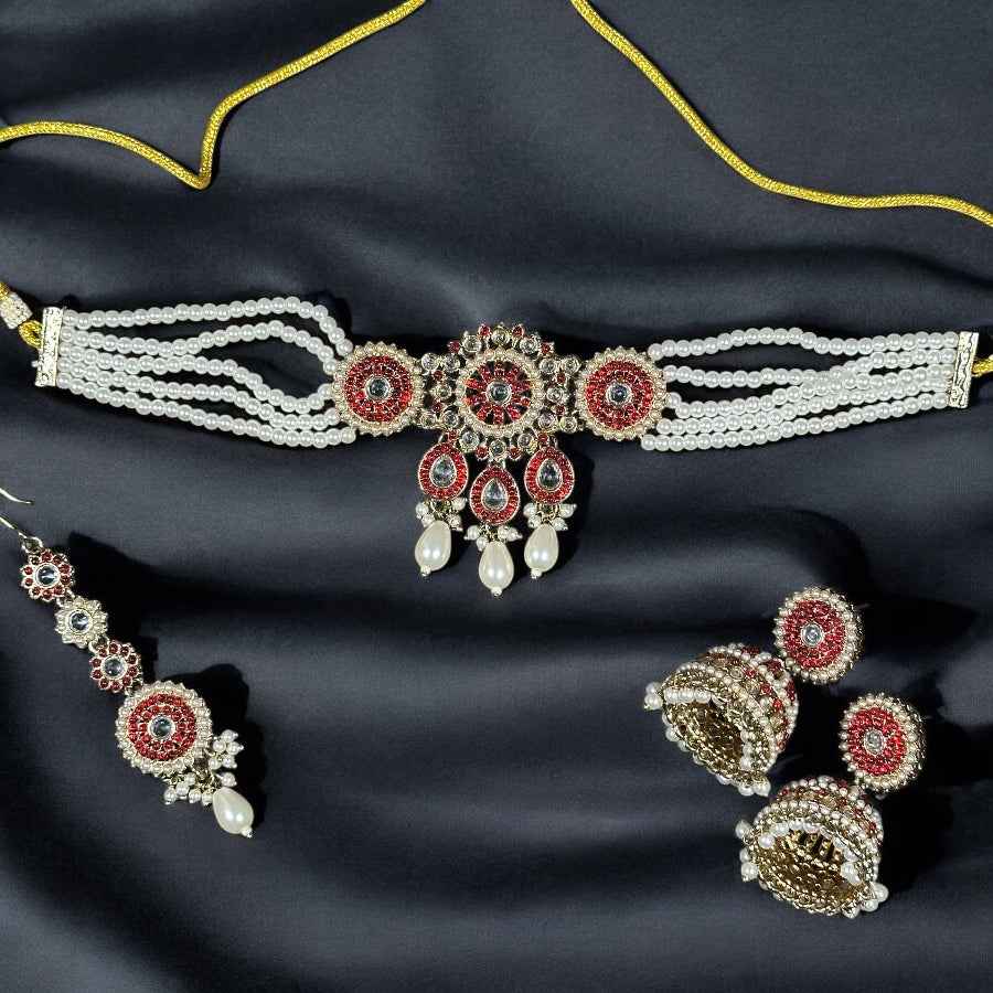 Pearl Set Mughal Majesty Necklace 