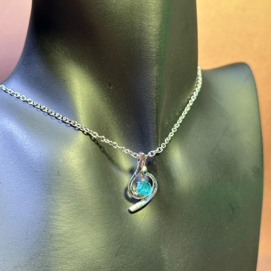 Silver Sea Breeze Locket Set