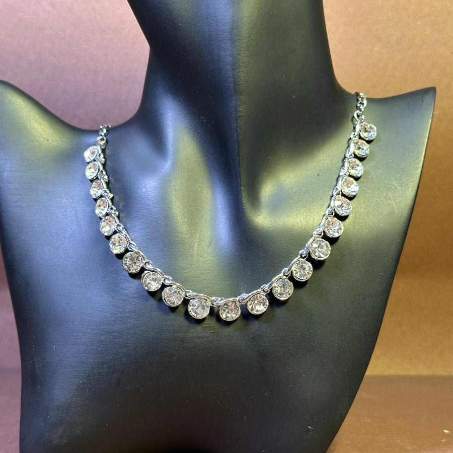 Starlight Silver Charm Necklace set