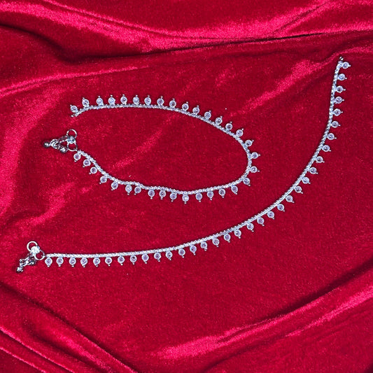 Traditional Silver and Bronze Payal