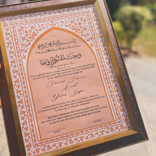 Nikkah Certificate